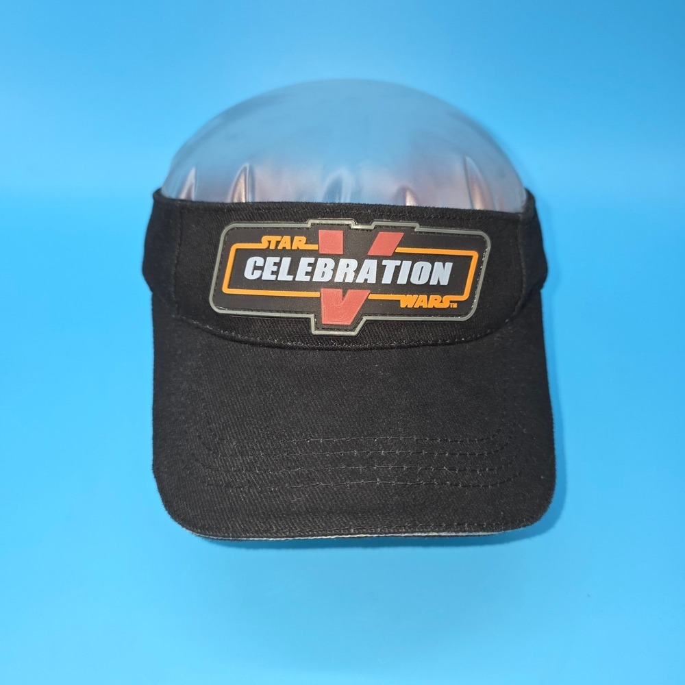 Star Wars Celebration V 2010 Official Event Sun Visor Hat Black Adjustable